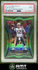 Tom Brady PSA 9 2019 Panini Select 5/5 Green Prizm Die Cut Patriots 0848