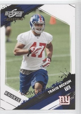2009 Score Inscriptions Rookie 924/999 Travis Beckum #397 0b0