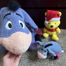Fisher-Price Disney "My Talkin' Eeyore" Plush 2001 Vintage 21  With Pooh Bear