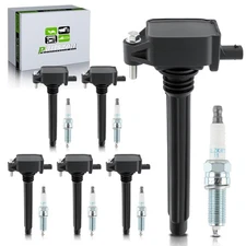UF648 Ignition Coils 93175 Spark Plugs for Chrysler 200 300 Town Country for ...