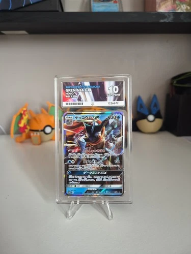 Pokemon Japanese Ace 10 Greninja GX Detective Pikachu Card 013/024