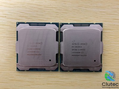 LOT OF 2 Intel SR2NZ Xeon E5-2640V4 2.4Ghz 10-Core Socket 2011-3 CPU Processor 