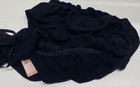 Juicy Couture Women's Black Ruffled Knit Scarf Gathered Textured Accessory NWT — photo 3