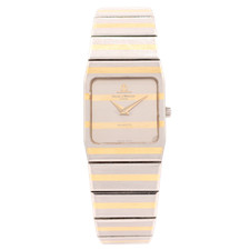 Orologio da polso donna svizzero vintage 20 mm 1970 Baume & Mercier Monte Carlo "Zebra"