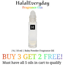 Baby Powder 10ml / 1/3oz - 100 Pure UNCUT Fragrance Perfume Body Oil Roll On