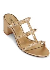 Valentino Garavani Gold Cage Rockstud Sandals Size 37