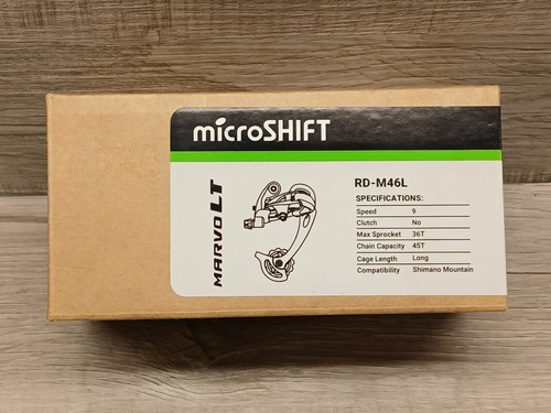 microSHIFT MarvoLT M46 Rear Derailleur - 789 Speed Long Cage Black RD-M46L - Picture 2 of 2