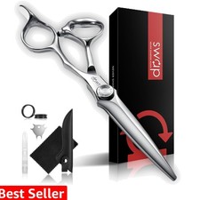 Professional Hair Cutting Scissors - 6.0'' Japanese SUS 440C Steel Barber Sci...