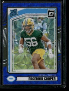 2024 Donruss #325 Edgerrin Cooper Optic Rated Rookies Preview Blue Scope