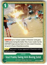 One Piece Emperors in the New World Card OP9-041 C Soul Franky Swing Arm Boxing