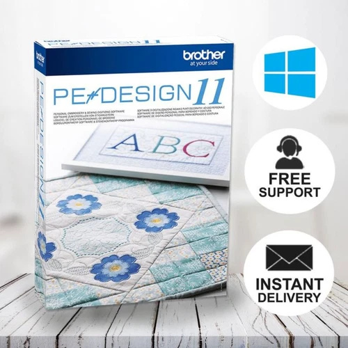 🖥️️️️Pe Design 11 - Embroidery Digitizing - Lifetime license ⭐ LIFETIME LICENSE