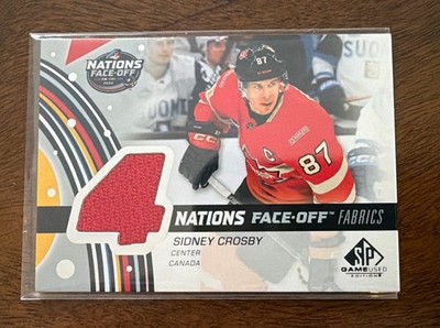 SIDNEY CROSBY 2025-26 SP Game Used 4 Nations Event Used  Patch