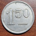 KENTUCKY Token Livermore Chair Co. LIVERMORE KY Aluminum punched "140" GF $1.50 — photo 2