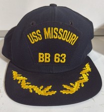 VINTAGE USS MISSOURI BB 63 ADJUSTABLE HAT