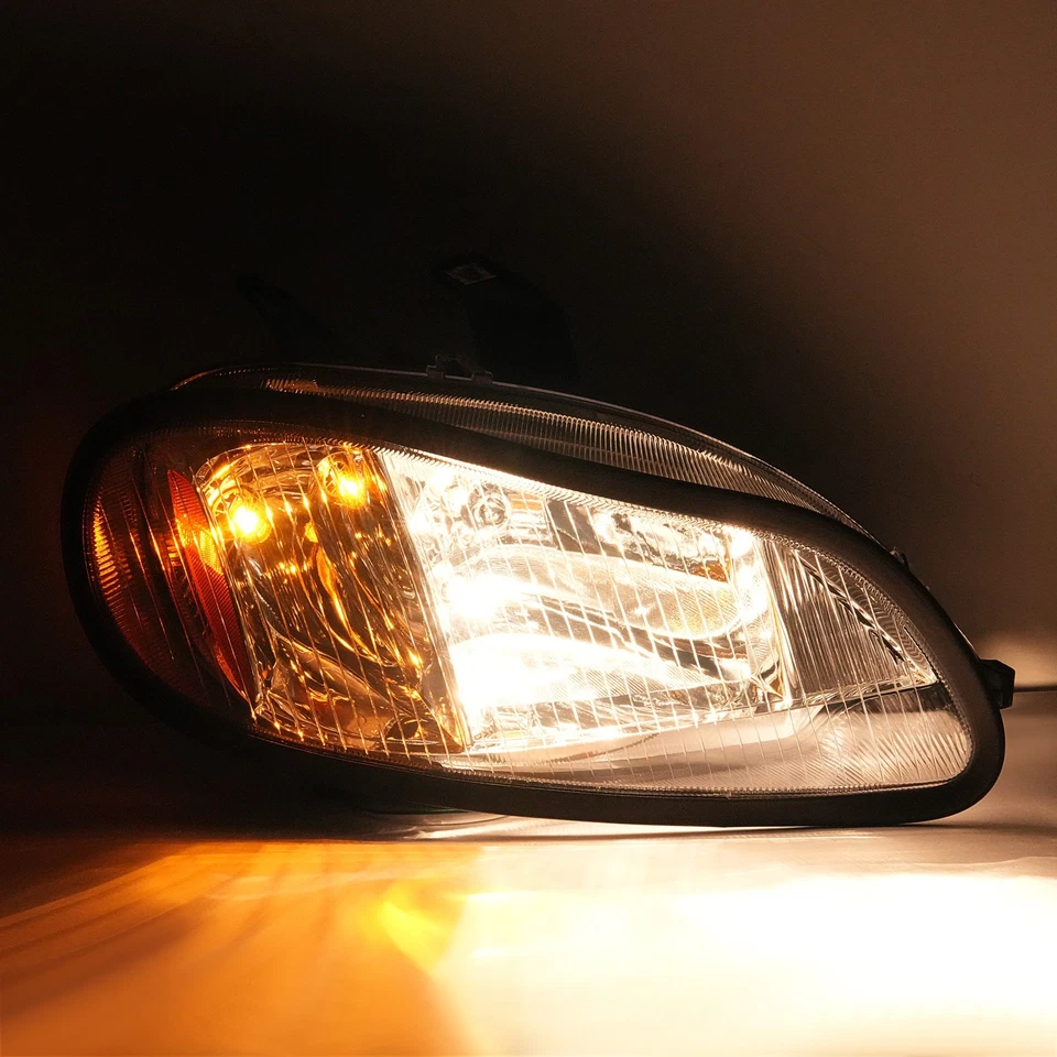 For Freightliner M-2 M2  2003-2018 Chrome Headlights Headlamps LH & RH Pair Set - Image 4 of 4