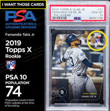 2019 Topps X Tatis Jr. 0.23 Baseball Cards 19