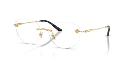 NEW Versace 1305 Eyeglasses 1002 Gold 100% AUTHENTIC