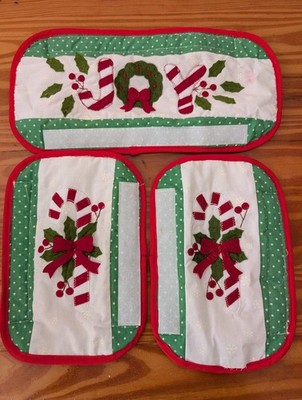 ''JOY'' Appliance Handle Covers from Unknown - Linens (Fabric, Felt Kitchen Linens
