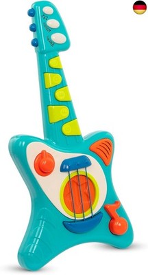  Battat BT4679Z Lil' Rockers Kindergitarre E, Instrument mit Liedern, 