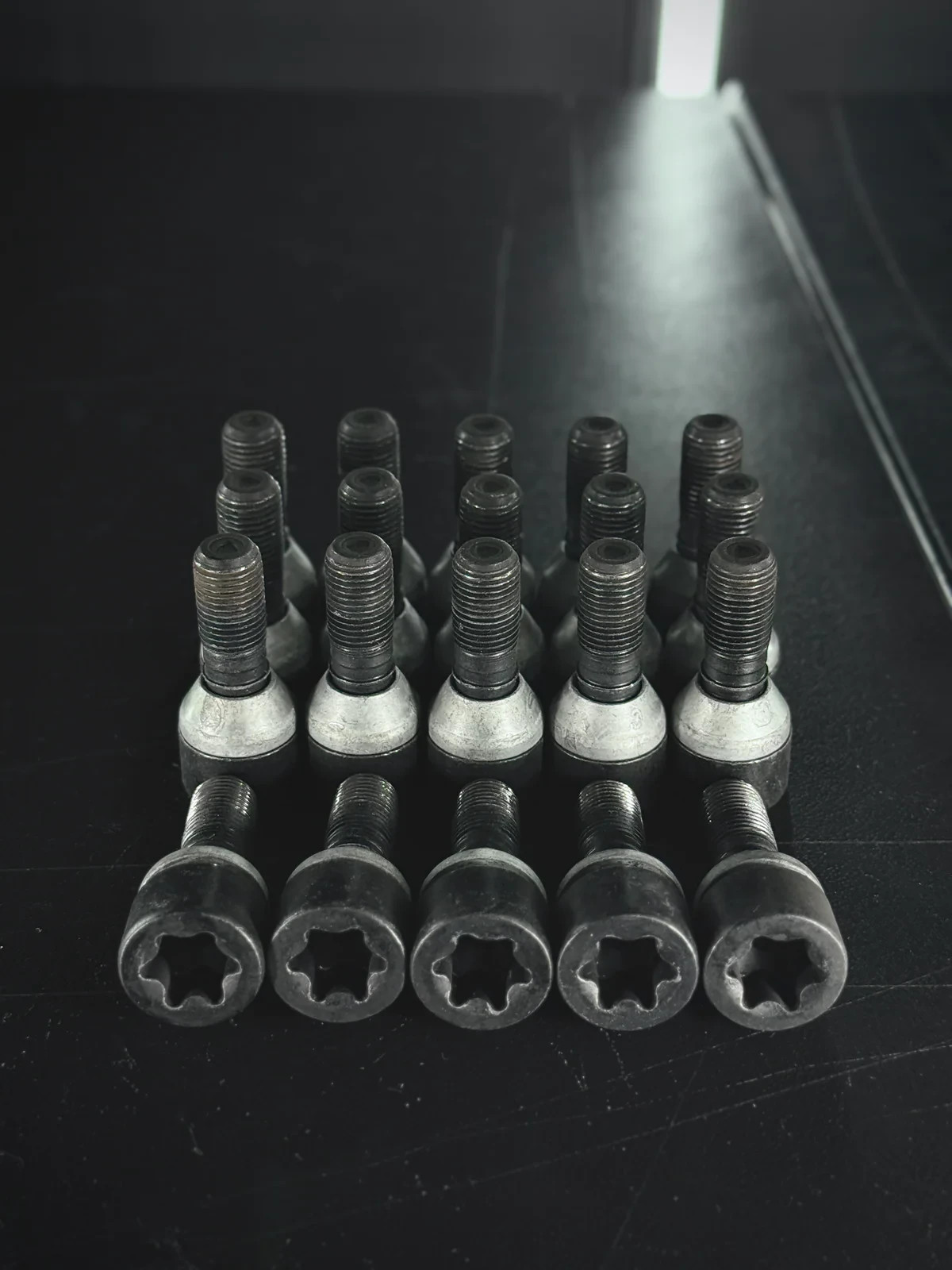Lamborghini Huracan OEM Lug Nut Set (Star-Key Style) — Incomplete Set, No Key In