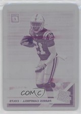 2019 Donruss Optic Rated Rookie Printing Plate Magenta 1/1 Parris Campbell 13c1