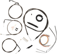 LA Choppers Complete Bar Swap Cable & Brake Line Kit LA-8220KT2-19M Made in USA
