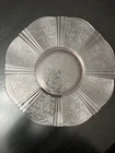 Vintage Pink Depression Glass Plate –American Sweetheart MacBeth Evans – 12”