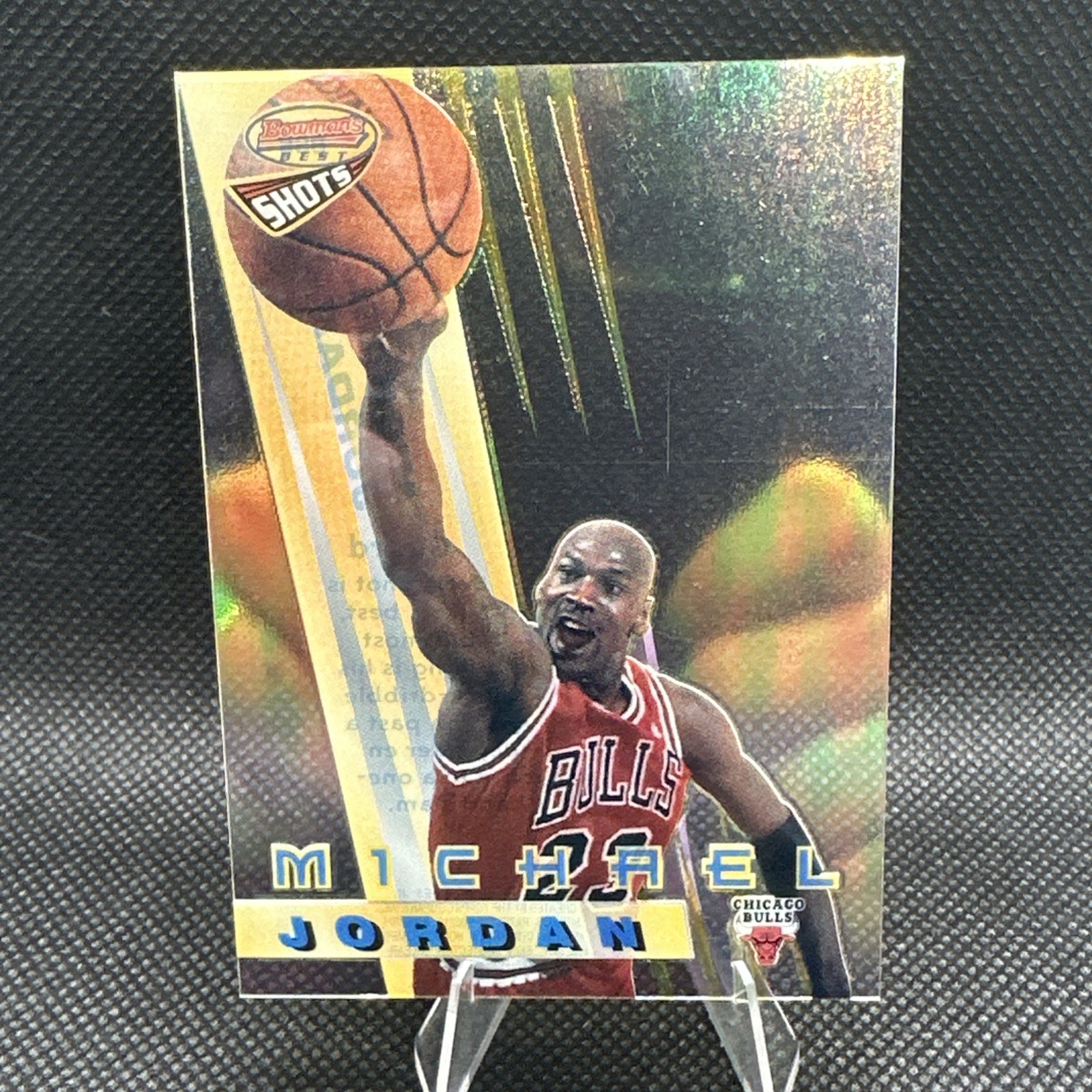 1996 BOWMAN'S BEST #BS6 MICHAEL JORDAN SHOTS