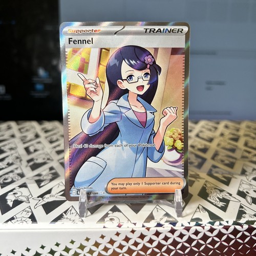 Fennel 162/086 Holo Ultra Rare Black Bolt Pokemon Near Mint