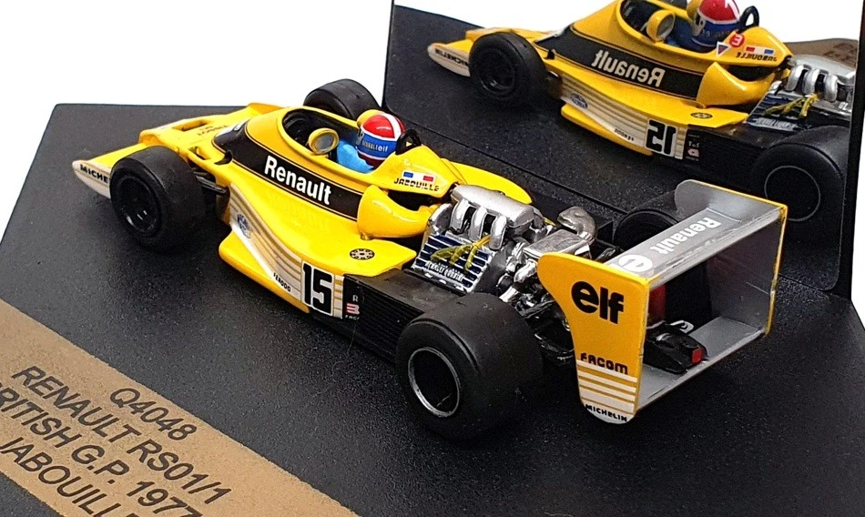 Quartzo Escala 1/43 Q4048 - F1 Renault RS01/1 Gran Bretaña GP 1977 #15 Jabouille Foto 2 de 4