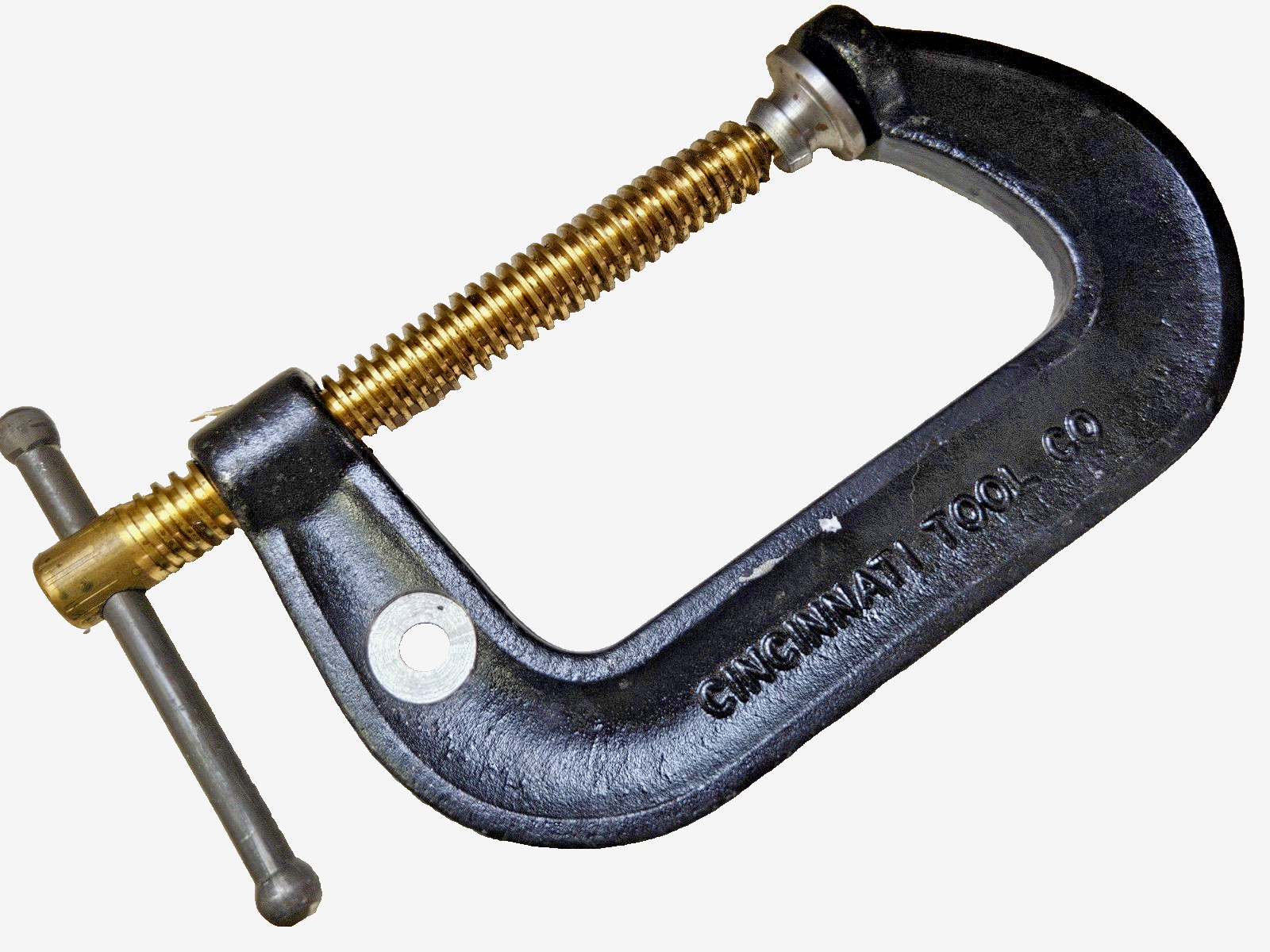 Hargrve 41 4" C-Clamp Drop Forged Welding Solid Brass Screw USA 44