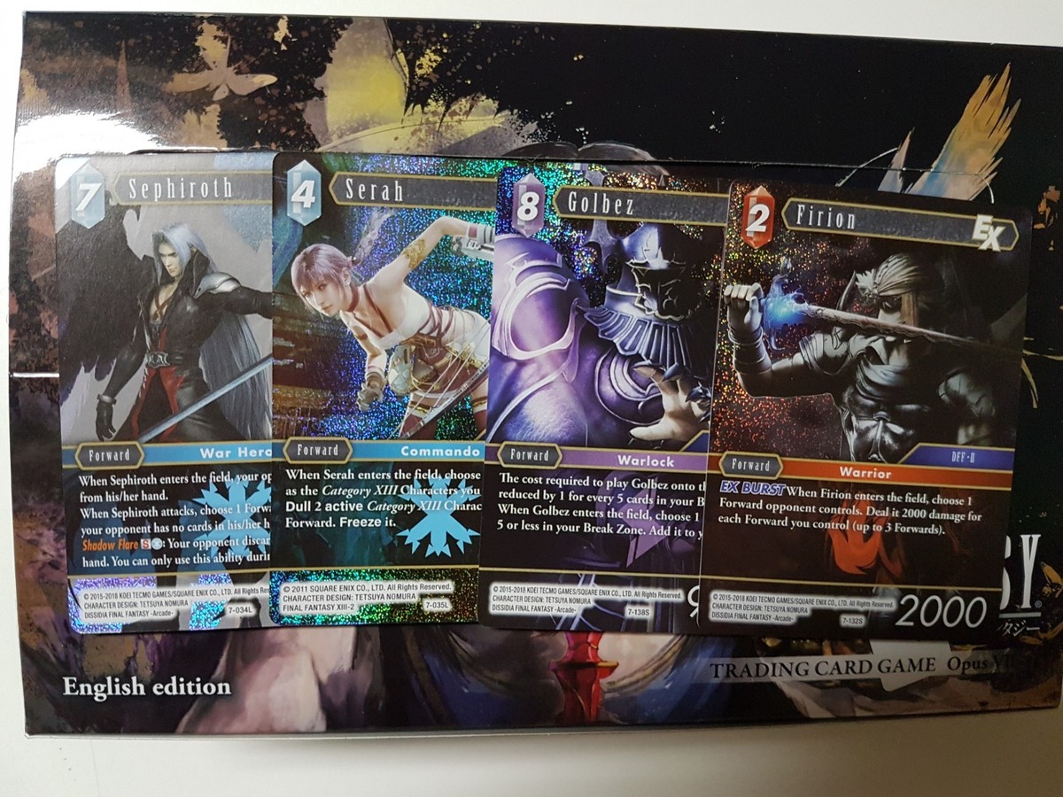 FFTCG Final Fantasy Trading Card Game Premium Promo Full Art