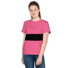 Blossom Youth T-Shirt Cosplay Costume Halloween PPG Powerpuff Power Puff Girls