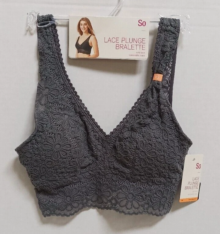 Новый с Ярлыками Juniors' SO бюстгальтер: кружевной погружения бюстгальтер размер X-Small (30A 30B) стиль SO51-030 - Изображение 2 из 2