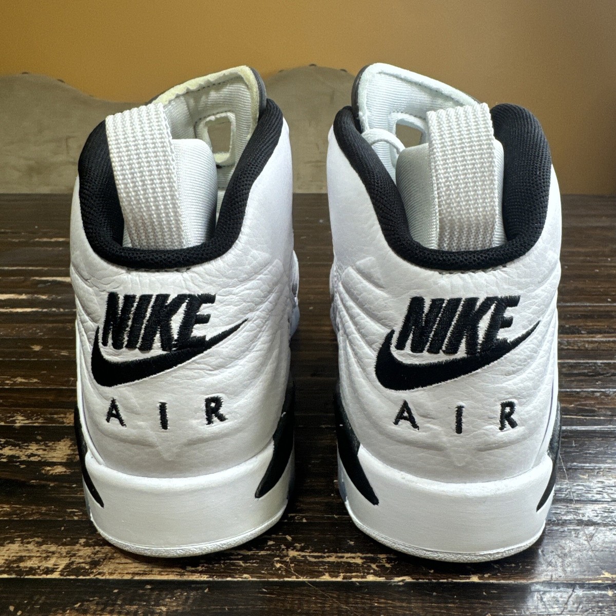 Size 7 - Jordan MVP White Black for sale online | eBay