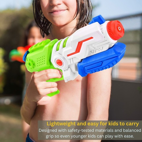 Pump Action Einweichpistole für Kinder - 32 Fuß Reichweite 19,5 Zoll Sommer Wasserspielzeug - Bild 3 von 6