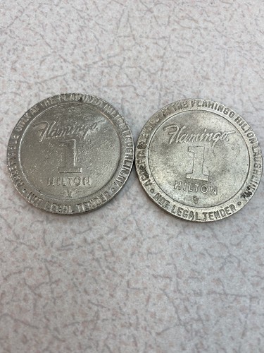 Vintage Gaming Tokens ~ Lot of 8 Coins ~ Variety of Casinos - Picture 8 of 9