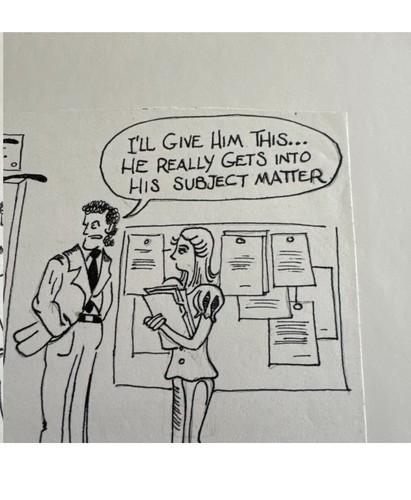 Original David Knoles Pen Art 1976 Drawing Bug Kafka Vintage Funny Humor Comic - Bild 21 von 24