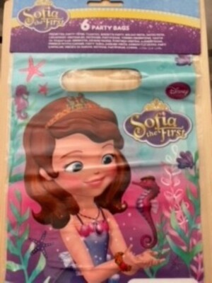 Party bags Pack of 6 for £1 SOFIA THE FIRST