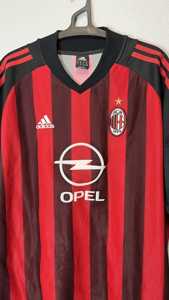 AC Milan　02/03　VINTAGE　adidas　ユニフォーム Vintage Adidas AC Milan 2002/03 Soccer Jersey XL Men