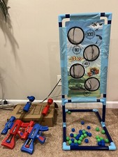 New In Box Boys/Girls Target Foam Gun Shooting Game Set Fun