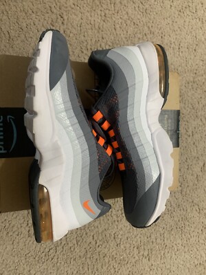 Air Max 95 Ultra Grey Orange Nike Women's Wmns Air Max 95 Ultra