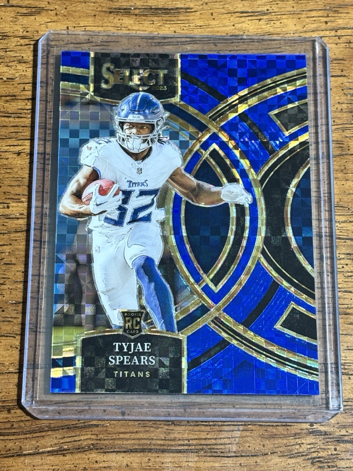 2023 Panini Select Tyjae Spears Blue Prizms RC Premier Level /149 Rookie #172