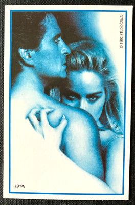 SHARON STONE : BASIC INSTINCT, RARE MOVIE CARD COLLECTOR VINTAGE 90's