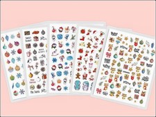 Christmas Nail Sticker Santa Tree Snow Deer