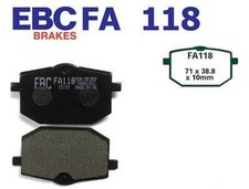 EBC Bremsbel&auml;ge FA118 f&uuml;r Yamaha XT 600 H N Z 2KF 2NF 55W 1VJ 3AJ
