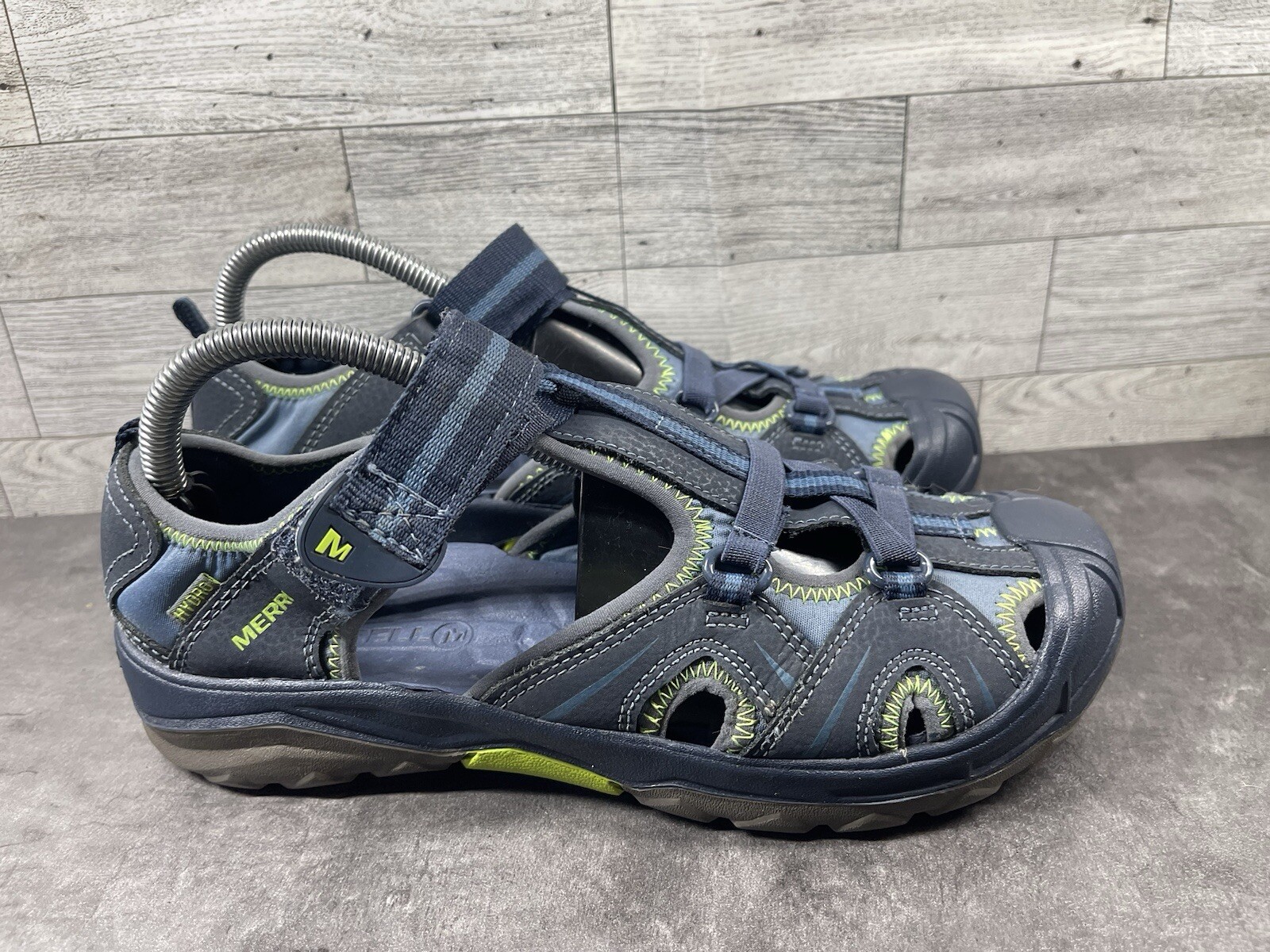 Merrell Hydro Hiker Sandali Ragazzo 7 M Scarpe Blu Trail Impermeabili Sport Acquatici