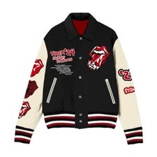 Rolling Stones Hackney Diamonds 2024 Limited Varsity Jacket /500 XXL 2XL IN HAND
