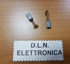 SPAZZOLE DI CARBONIO  2PZ X SEGHETTI TRAPANI ELETTRICO 6,3x7,3x11,7mm RICAMBI