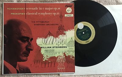 William Steinberg LP album Pittsburgh Symphony Tchaikovsky Prokofiev Capitol